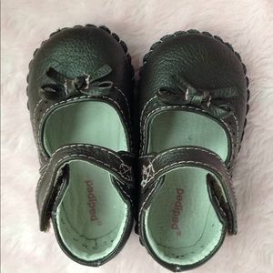 Pediped Originals Isabella leather baby shoes